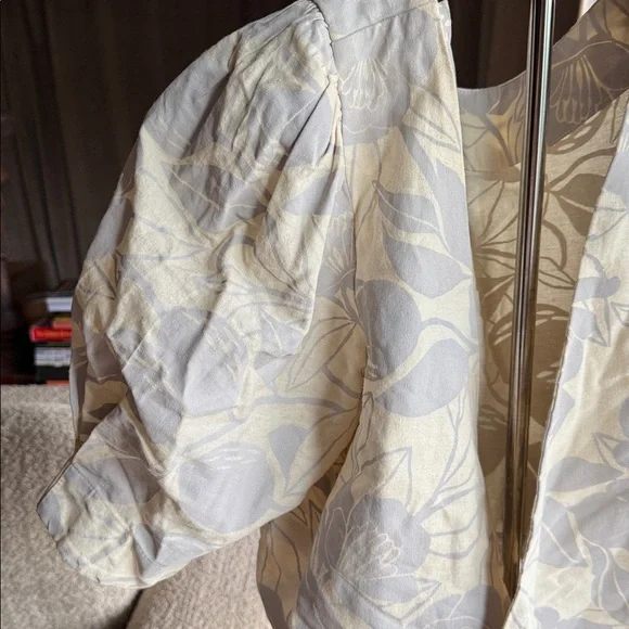 Farm Rio linen cropped top - Picture 9 of 12